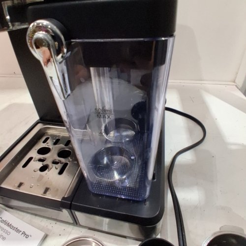 CHEFMAN CAFEMASTER PRO ESPRESSO MACHINE WITH BUILT IN MILK FROTHER - 1.8L - STAINLESS STEEL image 6