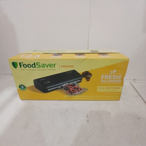FOODSAVER VACUUM SEALING SYSTEM - BLACK - (FM2000-033) image 2