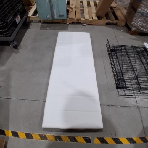 UPHOLSTERED MODERN PLATFORM BED FRAME WITH UNDER BED STORAGE - FULL - WHITE (MODEL: WDLSTWSC-1) image 7