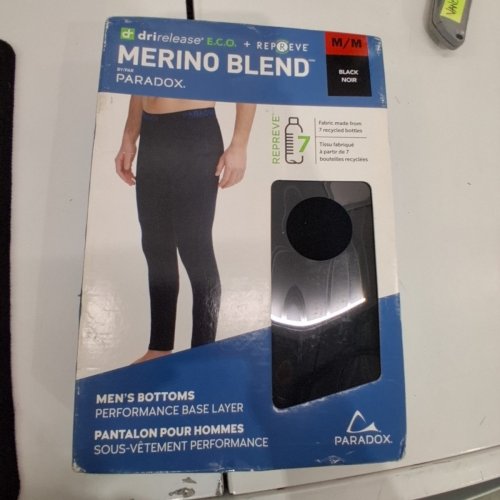 MENS DRIRELEASE MERINO BLEND PERFORMANCE BASE LAYER - MEDIUM - BLACK (MODEL: 356927) ADULT APPAREL & SHOES image 2