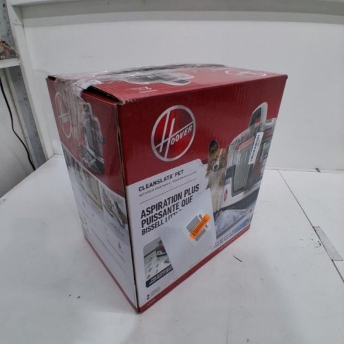 HOOVER CLEANSLATE PORTABLE CARPET & UPHOLSTERY SPOT CLEANER & STAIN REMOVER - 40OZ DUAL TANKS - RED/GREY (MODEL: FH14001VCD) image 7