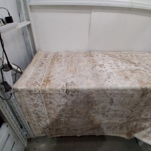 FOLDABLE WASHABLE COZY AREA RUG - 5FT X 7FT - BEIGE/BROWN image 4
