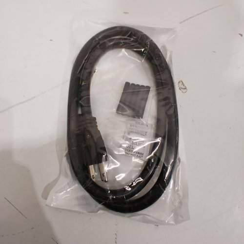 QTEATAK 3-WIRE MALE STRAIGHT BLADE PLUG EXTENSION CORD - 40" - 125V - BLACK image 3