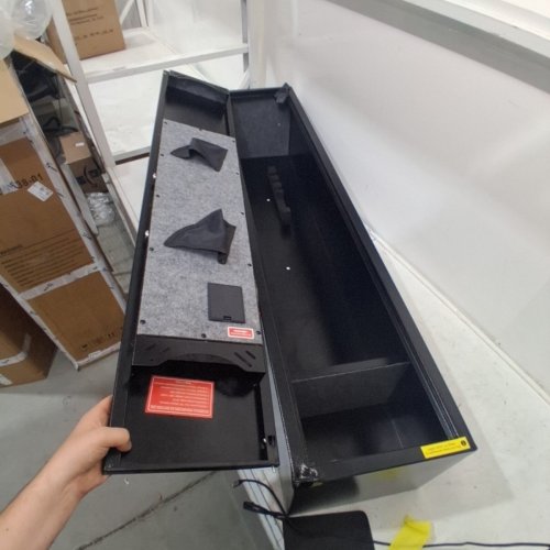 ELECTRONIC 3-5 GUN CABINET SECURITY SAFE - 11.8" X 11.8" X 54" - BLACK (STYLE: ZW138-01) image 4
