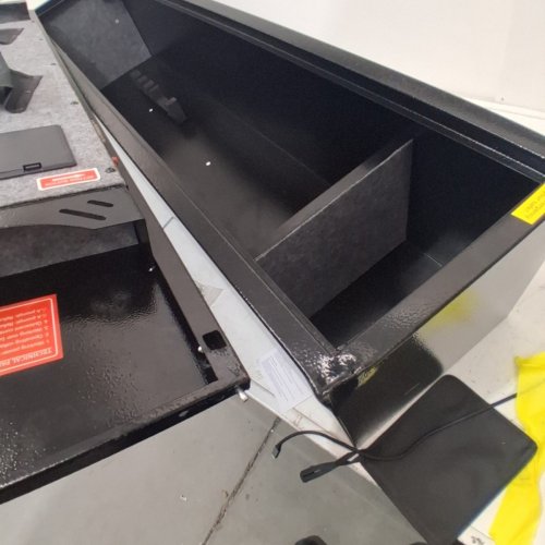 ELECTRONIC 3-5 GUN CABINET SECURITY SAFE - 11.8" X 11.8" X 54" - BLACK (STYLE: ZW138-01) image 5