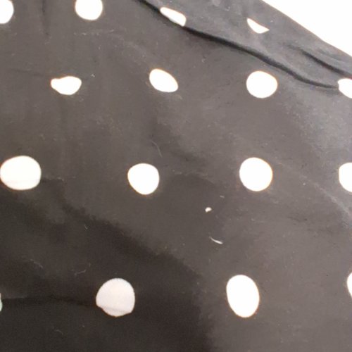 KIDS LONG SLEEVE BUTTON UP POLKA DOT PAJAMA SET - EXTRA LARGE - BLACK/WHITE image 2