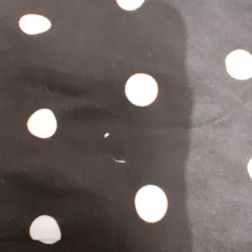 KIDS LONG SLEEVE BUTTON UP POLKA DOT PAJAMA SET - EXTRA LARGE - BLACK/WHITE image 3