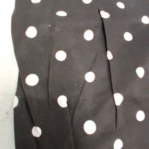 KIDS LONG SLEEVE BUTTON UP POLKA DOT PAJAMA SET - EXTRA LARGE - BLACK/WHITE image 6