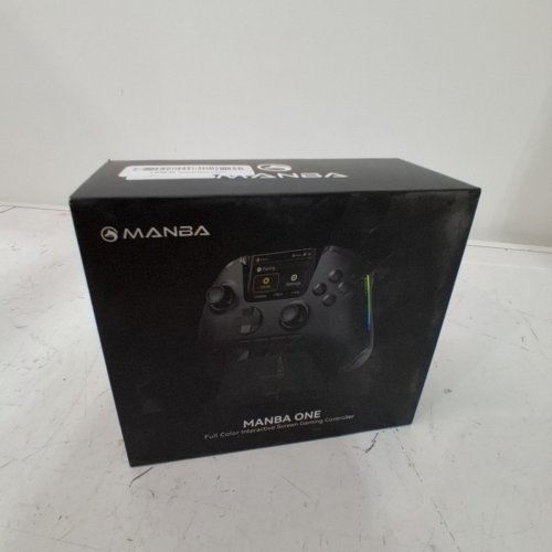 MANBA ONE INTERACTIVE SCREEN WIRELESS GAMING CONTROLLER FOR SWITCH/SWITCH 2/PC/IOS/ANDROID WITH RGB LIGHTING,REMAPPABLE BUTTONS & CHARGING DOCK - BLACK (MODEL: MANBA ONE) image 6