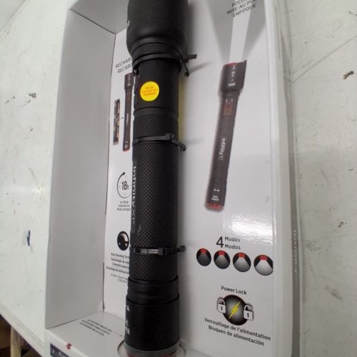 INFINITY X1 RECHARGEABLE BATTERY OPERATED FLASHLIGHT - 7000LM - BLACK/RED (MODEL: 1806405) image 3