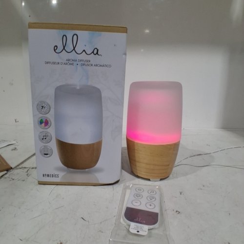 ELLIA ULTRASONIC ESSENTIAL OIL AROMA DIFFUSER - WHITE AND WOOD TONE (MODEL:CP-ARM720CLE) image 2