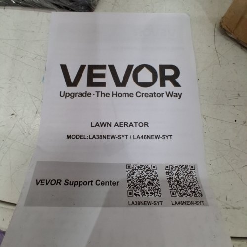 ROLLING LAWN AERATOR - 21" - BLACK (MODEL: LA46NEW-SYT) image 2