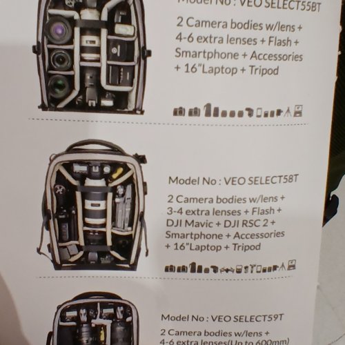 VANGUARD VEO SELECT TROLLEY BAG/BACKPACK FOR PRO DSLR/MIRRORLESS CAMERAS - GREEN (MODEL: VEOSELECT58T) image 2