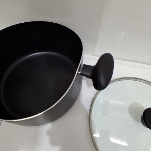T-FAL NON-STICK COVERED STOCKPOT - 8.5 QT - BLACK (MODEL: B53764DI) image 4