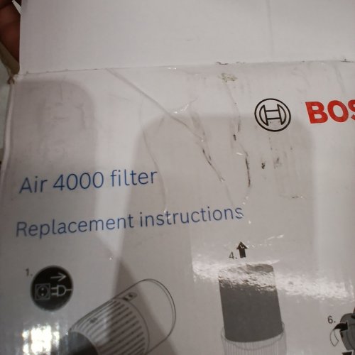 BOSCH AIR 4000 REPLACEMENT FILTER - WHITE/BLACK image 2