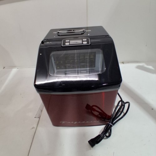 FRIGIDAIRE EXTRA LARGE CAPACITY CLEAR ICE MAKER LCD CONTROL 40LBS OF ICE IN 24HRS - 2.3QT WATER RESIVOIR - RED - (MODEL: EFIC452-SSRED image 3