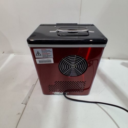 FRIGIDAIRE EXTRA LARGE CAPACITY CLEAR ICE MAKER LCD CONTROL 40LBS OF ICE IN 24HRS - 2.3QT WATER RESIVOIR - RED - (MODEL: EFIC452-SSRED image 7