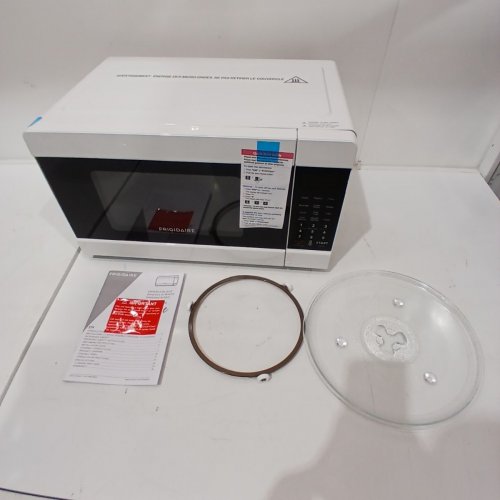 FRIGIDAIRE COUNTERTOP MICROWAVE OVEN - 0.9CU.FT - WHITE (MODEL: EMW953-WHITE) image 2