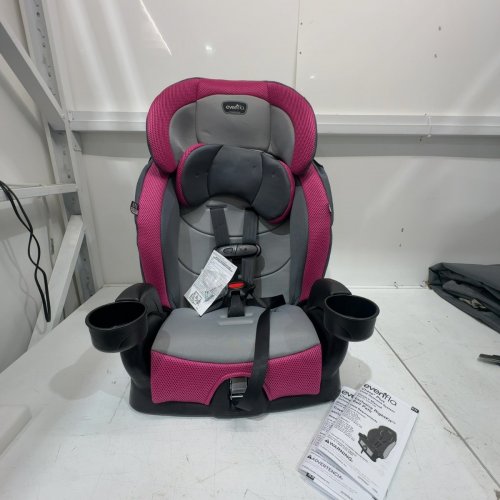 EVENFLO CHASE PLUS 2-IN-1 CONVERTIBLE BOOSTER CAR SEAT - GENEVA PINK / GREY image 3