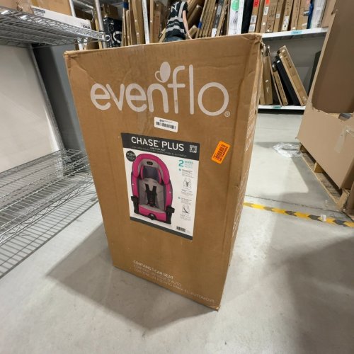EVENFLO CHASE PLUS 2-IN-1 CONVERTIBLE BOOSTER CAR SEAT - GENEVA PINK / GREY image 5