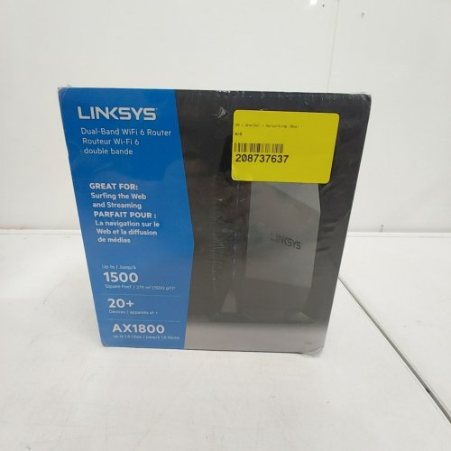 LINKSYS AX1800 WIFI 6 ROUTER DUAL BAND, UP TO 1.8GBPS AND 1500SQ FT COVERAGE MAX 20 DEVICES (MODEL:E7350) image 2