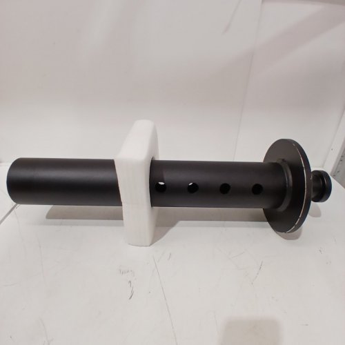 HEAVY DUTY 5TH WHEEL TO GOOSENECK ADAPTER FIT FOR UNIVERSAL SEMI-TRACTOR WITH 4" ROUND TUBE - 30000LBS CAP - BLACK (MODEL: XC0095) image 2