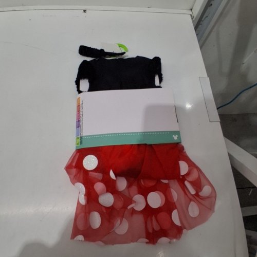 BABY DISGUISE MINNIE MOUSE COSTUME - 12-18 MONTHS - RED BLACK image 3