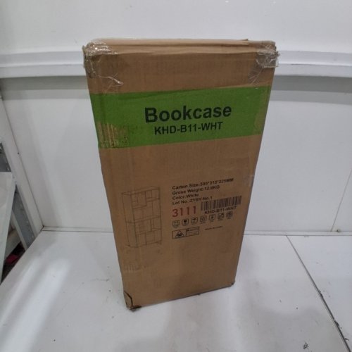 VECELO EASY ASSEMBLE BOOKCASE - 20"X9.5"X42" - WHITE (MODEL: XZB-NO.1 / ZYSY-NO.1) image 3