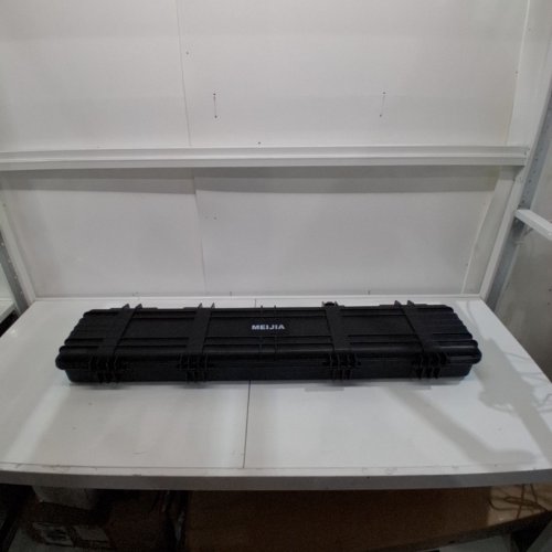 MEIJIA PORTABLE WATERPROOF ALL BLACK WEATHER HARD RIFLE CASE - 50" - BLACK (MODEL: MJ6067) image 2