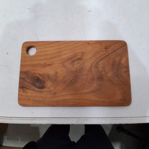 VESTA HOMES NATURAL ACACIA WOODEN CHARCUTERIE AND CUTTING BOARD - 9" X 15" - BROWN image 2