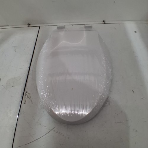 GARVEE ELONGATED SOFT CLOSE TOILET SEAT COVER / LID - 17" - WHITE (MODEL: PHO-0R8LA399) image 2