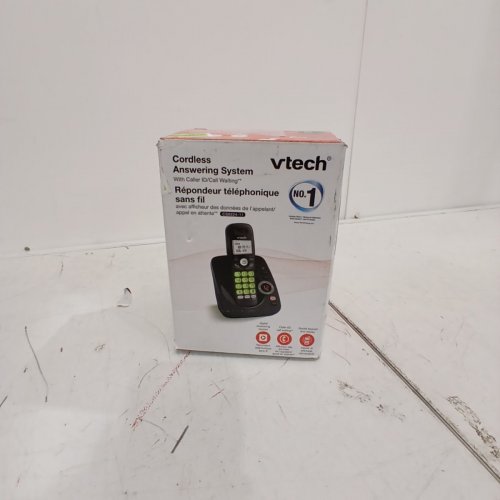 VTECH DECT 6.0 CORDLESS PHONE CALL ANSWERING SYSTEM WITH CALLER ID/CALL WAITING - BLACK (MODEL: CS6224-11) image 7