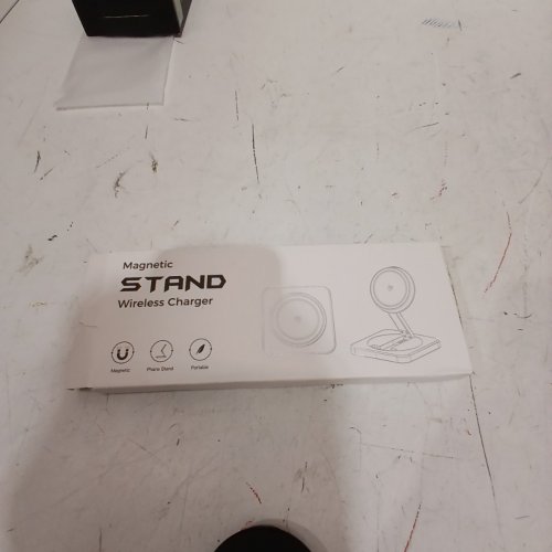 STAND MAGNETIC WIRELESS CHARGER - 81.5 MM X 81.5 MM X 17 MM - BLACK (MODEL: H9) image 5