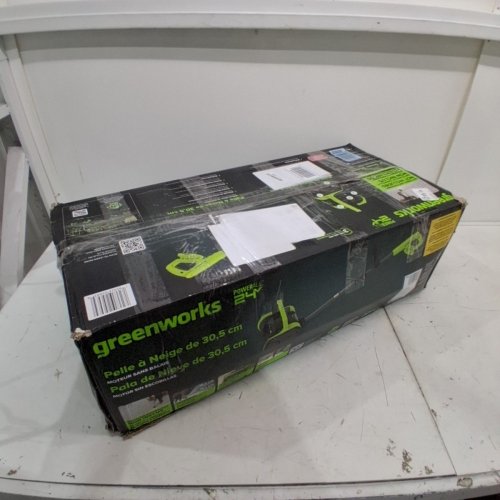 GREENWORKS PRO CORDLESS SNOW SHOVEL *TOOL ONLY* - 24V - 12" - GREEN (MODEL: SS24L00) image 4