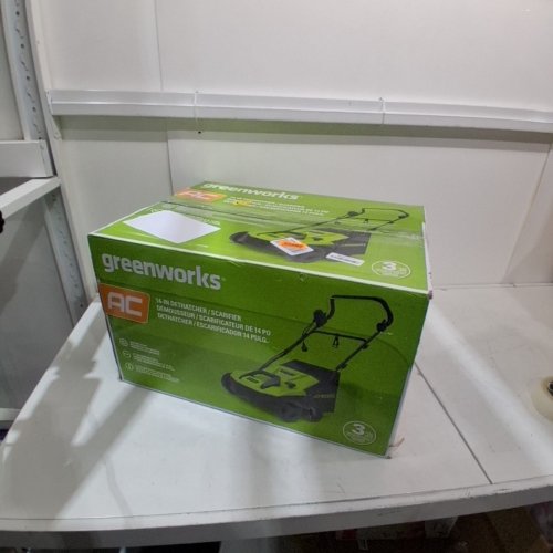 GREENWORKS CORDED DETHATCHER - 120V - 13AMP - 14" - GREEN/BLACK (MODEL: DHA103) image 5