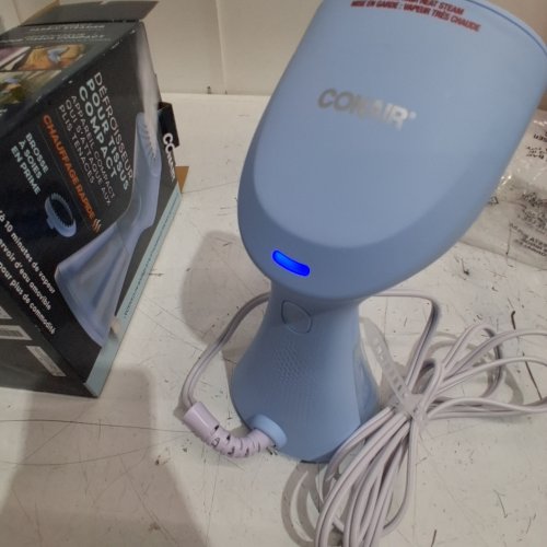 CONAIR COMPACT FABRIC STEAMER - LIGHT BLUE (MODEL: GS8C) image 2