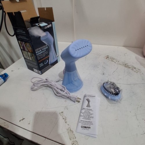 CONAIR COMPACT FABRIC STEAMER - LIGHT BLUE (MODEL: GS8C) image 3