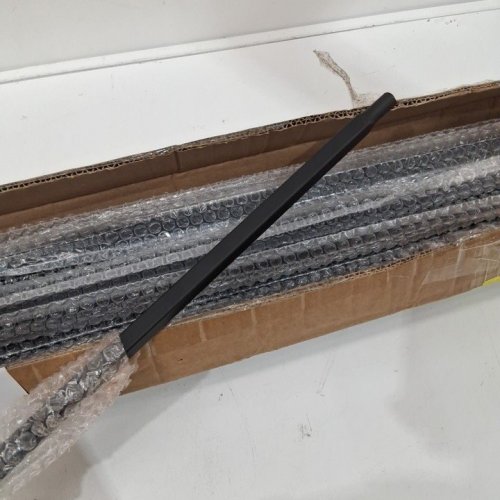 10PK DEVALLEY WROUGHT IRON BALUSTER STRAIGHT STAIR SPINDLES - 1/4" X 44" - SATIN BLACK (MODEL: D-08 / DEVALLEY77) image 4