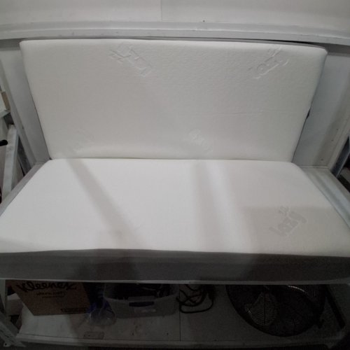 LAZYZIZI 6" TRI FOLD MODULAR MEMORY FOAM MATTRESS WITH WASHABLE COVER - 6" FULL image 2