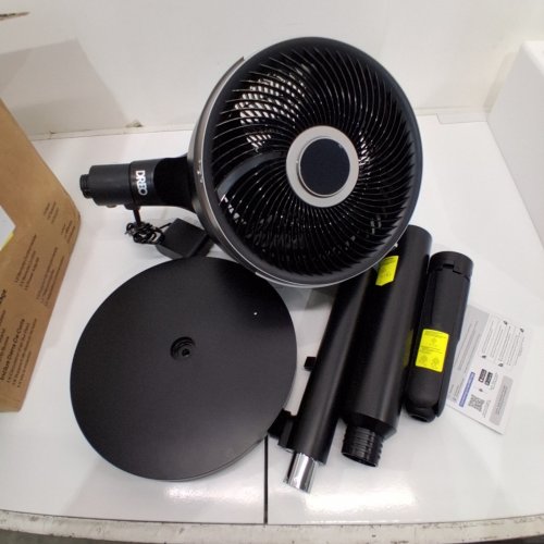 DREO SMART TURBOPOLY FAN 765S, STANDING 150° +100° OMNI-DIRECTIONAL OSCILLATING FANS, 120FT CIRCULAIR - BLACK - (MODEL: DR-HPF015S) image 2