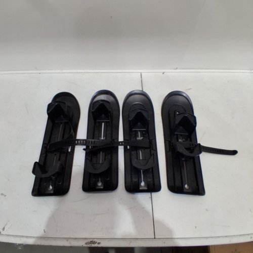 4PC PREMIERSKI SKIS FOR STROLLERS - FITS WHEELS 4" - 16" - BLACK image 2