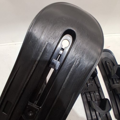 4PC PREMIERSKI SKIS FOR STROLLERS - FITS WHEELS 4" - 16" - BLACK image 3