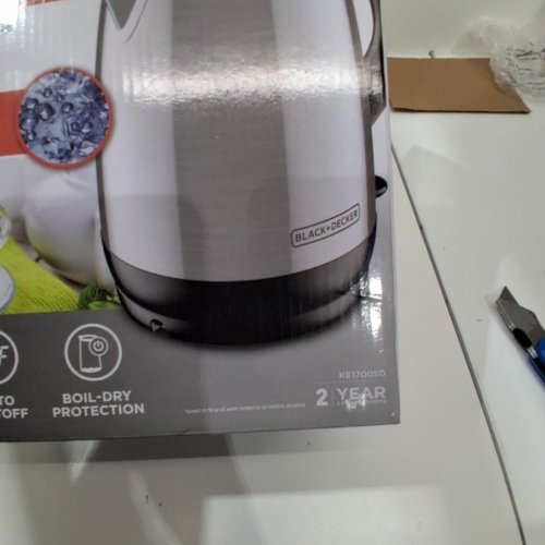 BLACK + DECKER CORDLESS KETTLE - 1.7L - STAINLESS STEEL - (MODEL: KE1700SD) image 5