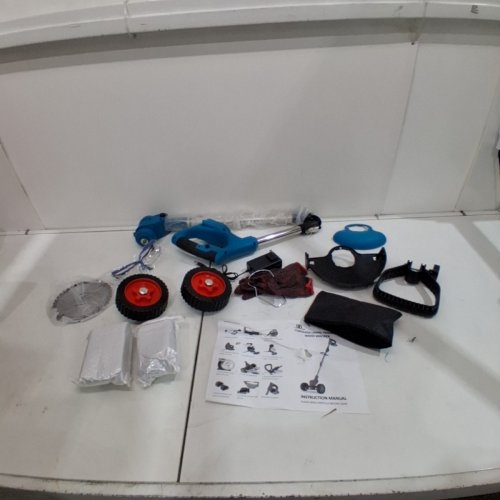 LASTOOLS ELECTRIC WEED WACKER WITH 2 BATTERIES - BLUE/BLACK - (MODEL: LT241) image 3