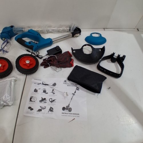LASTOOLS ELECTRIC WEED WACKER WITH 2 BATTERIES - BLUE/BLACK - (MODEL: LT241) image 4