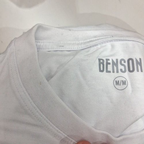 3PK MEN'S BENSON MODAL SHORT SLEEVE CREW NECK TEE SHIRTS - MEDIUM - WHITE / BLACK / GREEN (STYLE: 4539411) image 2