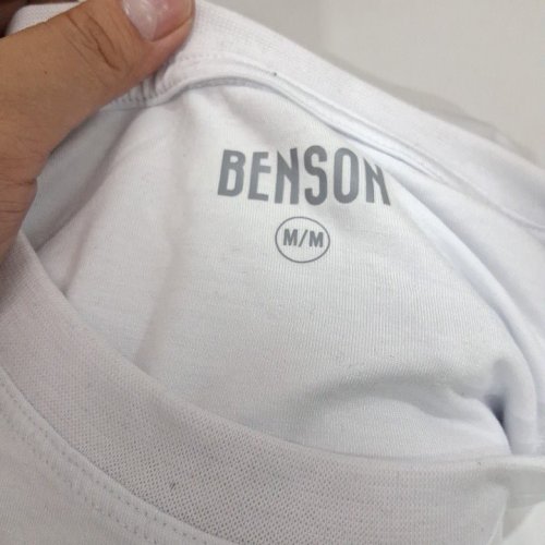 3PK MEN'S BENSON MODAL SHORT SLEEVE CREW NECK TEE SHIRTS - MEDIUM - WHITE / BLACK / GREEN (STYLE: 4539411) image 3