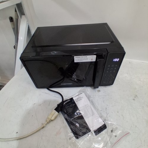 CHEFMAN COUNTERTOP MICROWAVE OVEN - 0.7 CU.FT. - BLACK (MODEL: RJ55-7-V2-CA) image 2