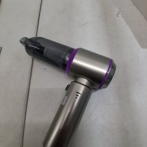 14PC WIRELUME BRUSHLESS MOTOR HANDHELD CAR VACUUM CLEANER - PURPLE / SILVER (MODEL: ST-6653PLUS) image 2