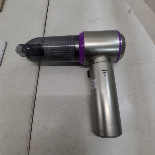 14PC WIRELUME BRUSHLESS MOTOR HANDHELD CAR VACUUM CLEANER - PURPLE / SILVER (MODEL: ST-6653PLUS) image 3